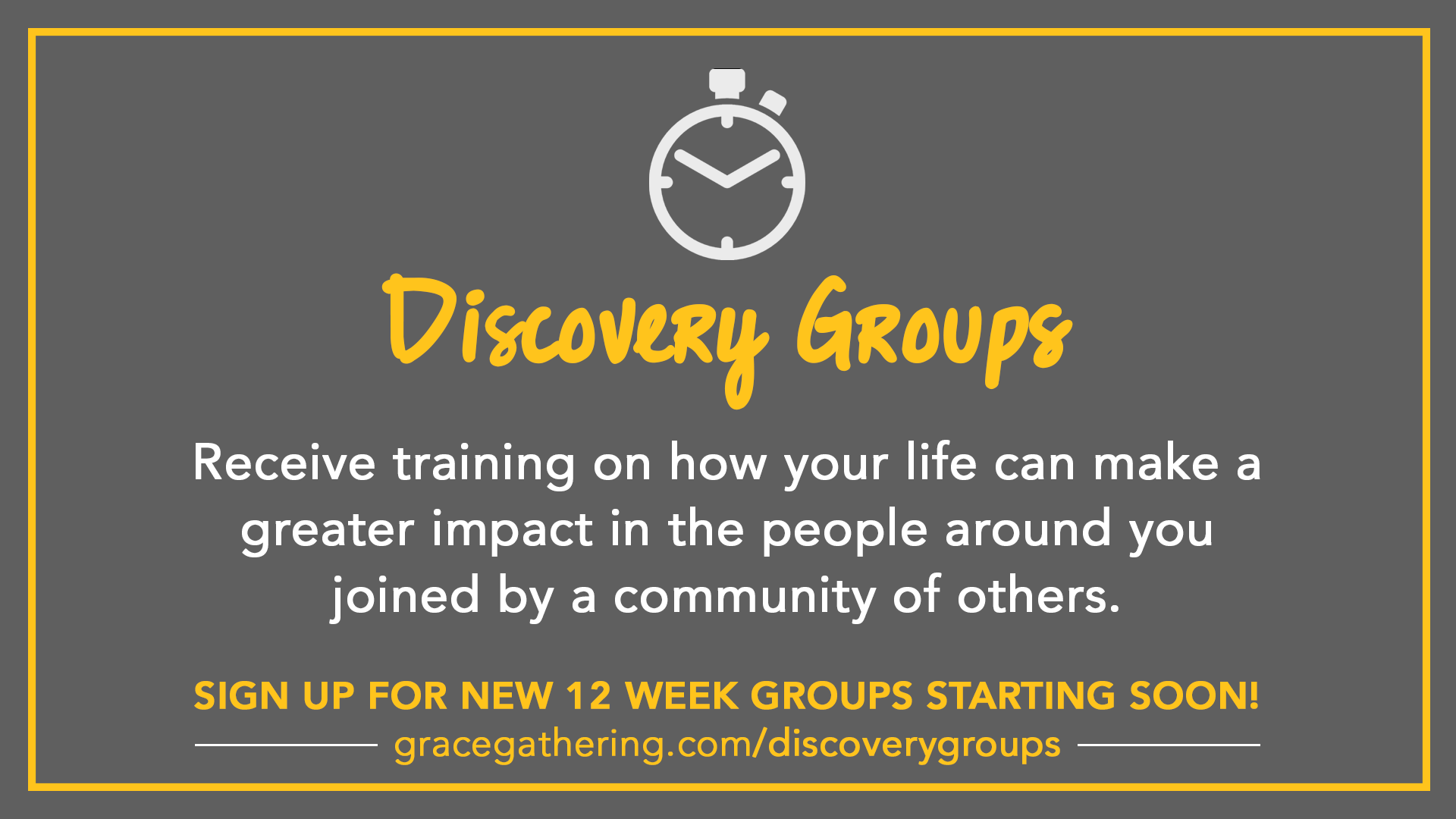 center for discovery support group