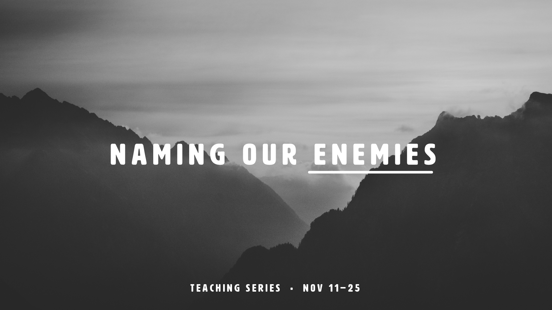 Naming Our Enemies – Pt. 1 – Paul Maconochie